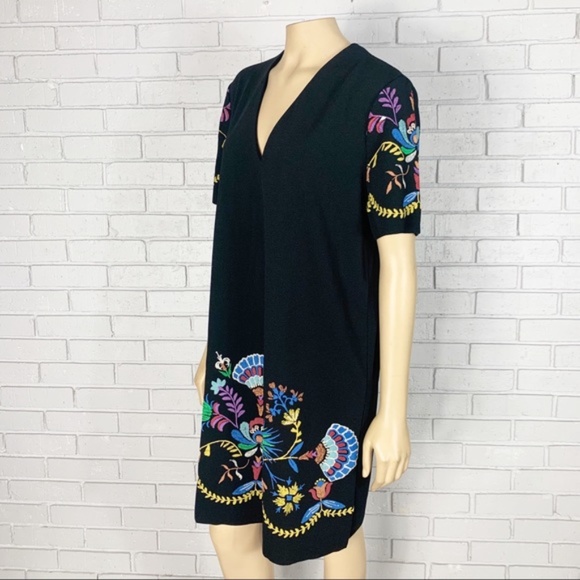 Zara Rubberized Print Dress NWT - Picture 6 of 12